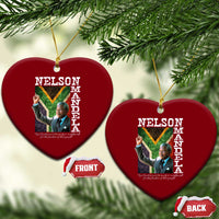 Nelson Mandela Quote Ceramic Ornament Real Leaders Must Be Ready To Sacrifice All For The Freedom
