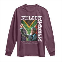 Nelson Mandela Quote Long Sleeve Shirt Real Leaders Must Be Ready To Sacrifice All For The Freedom