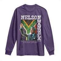 Nelson Mandela Quote Long Sleeve Shirt Real Leaders Must Be Ready To Sacrifice All For The Freedom