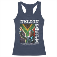 Nelson Mandela Quote Racerback Tank Top Real Leaders Must Be Ready To Sacrifice All For The Freedom