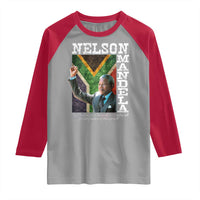 Nelson Mandela Quote Raglan Shirt Real Leaders Must Be Ready To Sacrifice All For The Freedom
