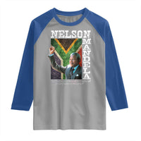 Nelson Mandela Quote Raglan Shirt Real Leaders Must Be Ready To Sacrifice All For The Freedom