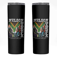 Nelson Mandela Quote Skinny Tumbler Real Leaders Must Be Ready To Sacrifice All For The Freedom