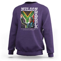 Nelson Mandela Quote Sweatshirt Real Leaders Must Be Ready To Sacrifice All For The Freedom
