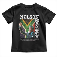 Nelson Mandela Quote Toddler T Shirt Real Leaders Must Be Ready To Sacrifice All For The Freedom