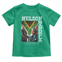 Nelson Mandela Quote Toddler T Shirt Real Leaders Must Be Ready To Sacrifice All For The Freedom
