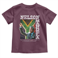 Nelson Mandela Quote Toddler T Shirt Real Leaders Must Be Ready To Sacrifice All For The Freedom