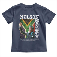 Nelson Mandela Quote Toddler T Shirt Real Leaders Must Be Ready To Sacrifice All For The Freedom