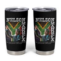 Nelson Mandela Quote Tumbler Cup Real Leaders Must Be Ready To Sacrifice All For The Freedom