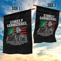 Stokely Carmichael Quote Garden Flag Racism Is Not A Question Of Attitude It's A Question Of Power
