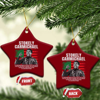 Stokely Carmichael Quote Ceramic Ornament Racism Is Not A Question Of Attitude It's A Question Of Power