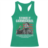 Stokely Carmichael Quote Racerback Tank Top Racism Is Not A Question Of Attitude It's A Question Of Power