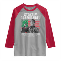 Stokely Carmichael Quote Raglan Shirt Racism Is Not A Question Of Attitude It's A Question Of Power