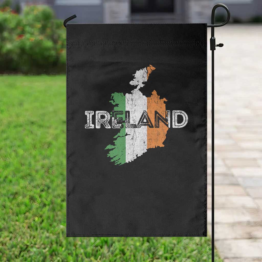 Vintage Irish Map Ireland Pride Souvenir Garden Flag