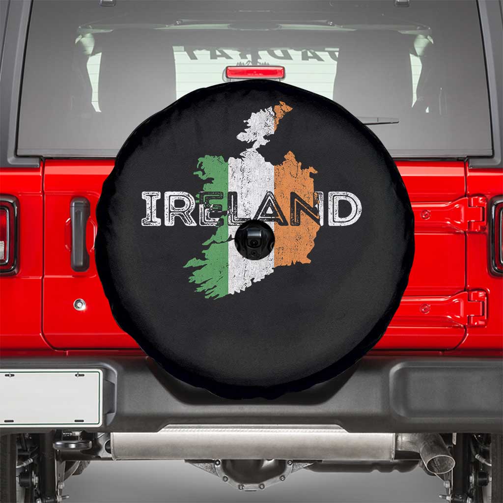 Vintage Irish Map Ireland Pride Souvenir Spare Tire Cover