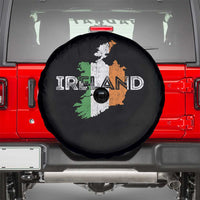 Vintage Irish Map Ireland Pride Souvenir Spare Tire Cover