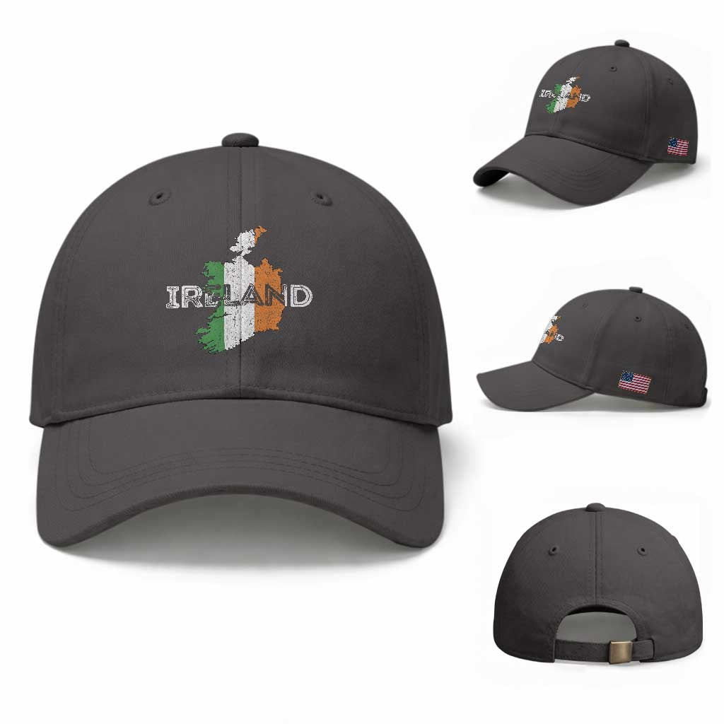 Vintage Irish Map Ireland Pride Souvenir Baseball Cap