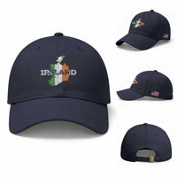 Vintage Irish Map Ireland Pride Souvenir Baseball Cap