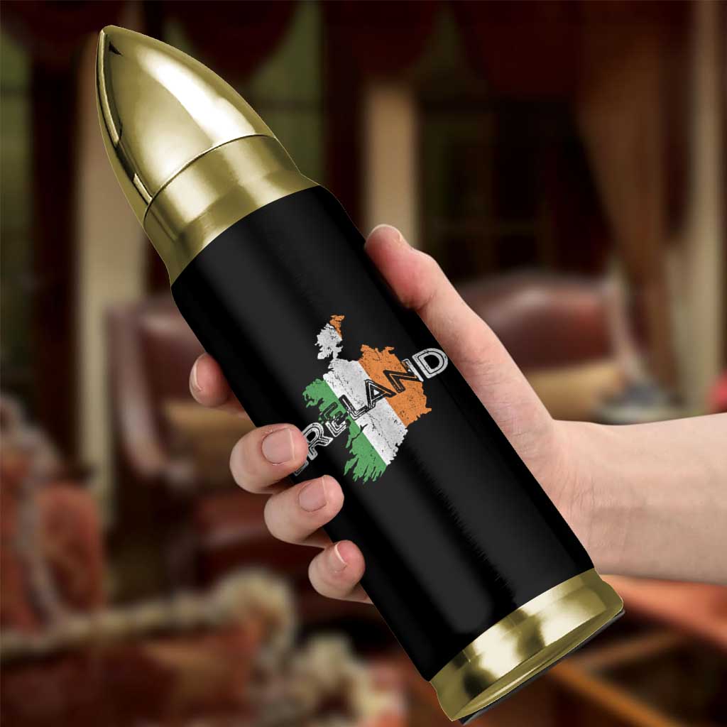 Vintage Irish Map Ireland Pride Souvenir Bullet Tumbler