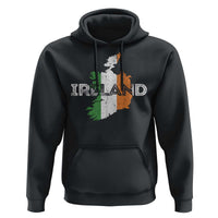 Vintage Irish Map Ireland Pride Souvenir Hoodie