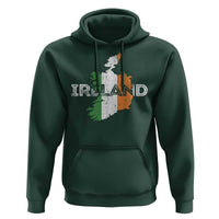 Vintage Irish Map Ireland Pride Souvenir Hoodie