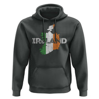 Vintage Irish Map Ireland Pride Souvenir Hoodie