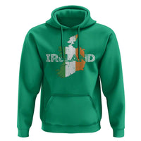 Vintage Irish Map Ireland Pride Souvenir Hoodie