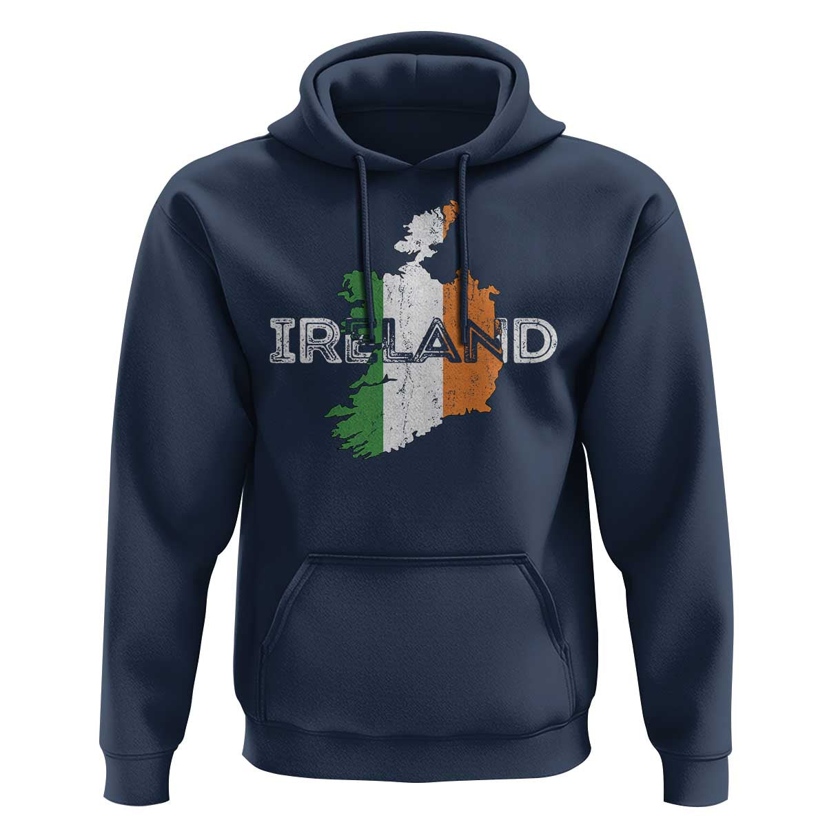 Vintage Irish Map Ireland Pride Souvenir Hoodie