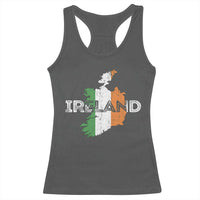 Vintage Irish Map Ireland Pride Souvenir Racerback Tank Top
