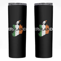 Vintage Irish Map Ireland Pride Souvenir Skinny Tumbler