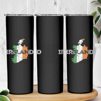 Vintage Irish Map Ireland Pride Souvenir Skinny Tumbler