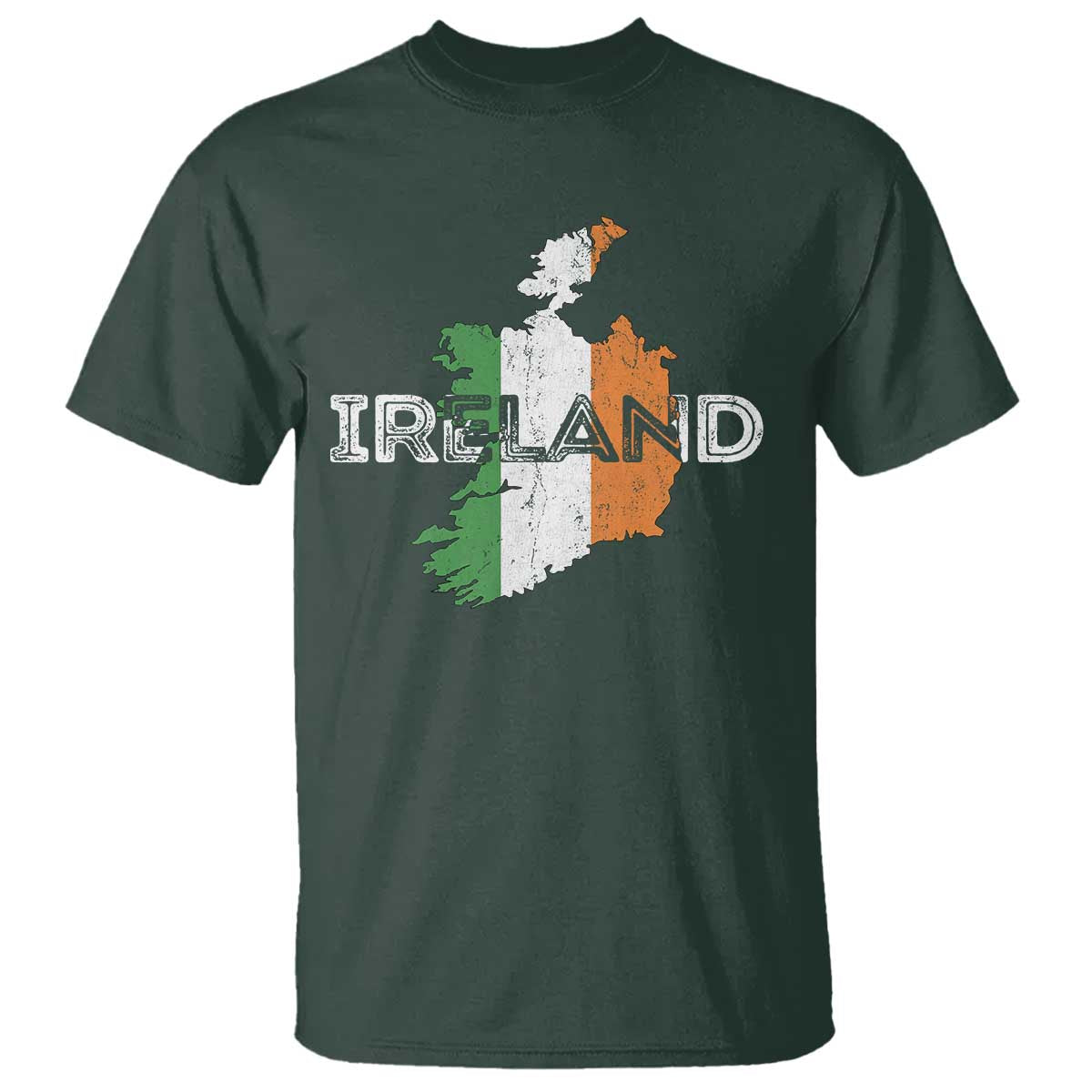 Vintage Irish Map Ireland Pride Souvenir T Shirt