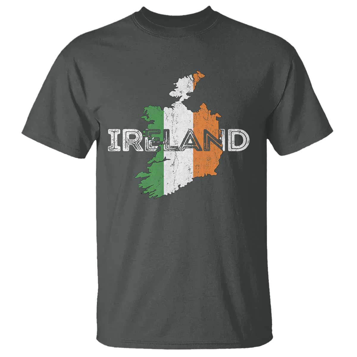Vintage Irish Map Ireland Pride Souvenir T Shirt