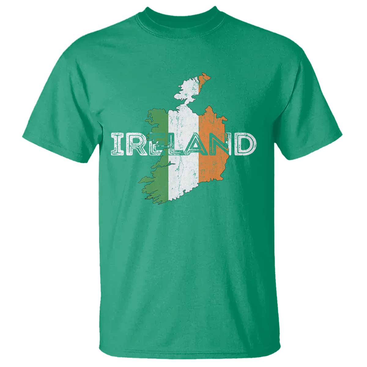 Vintage Irish Map Ireland Pride Souvenir T Shirt