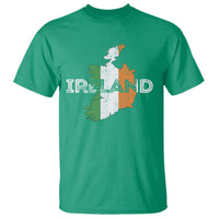 Vintage Irish Map Ireland Pride Souvenir T Shirt