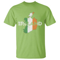 Vintage Irish Map Ireland Pride Souvenir T Shirt