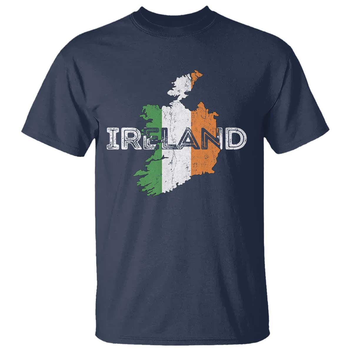 Vintage Irish Map Ireland Pride Souvenir T Shirt