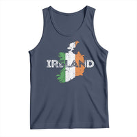 Vintage Irish Map Ireland Pride Souvenir Tank Top