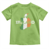 Vintage Irish Map Ireland Pride Souvenir Toddler T Shirt