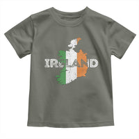 Vintage Irish Map Ireland Pride Souvenir Toddler T Shirt