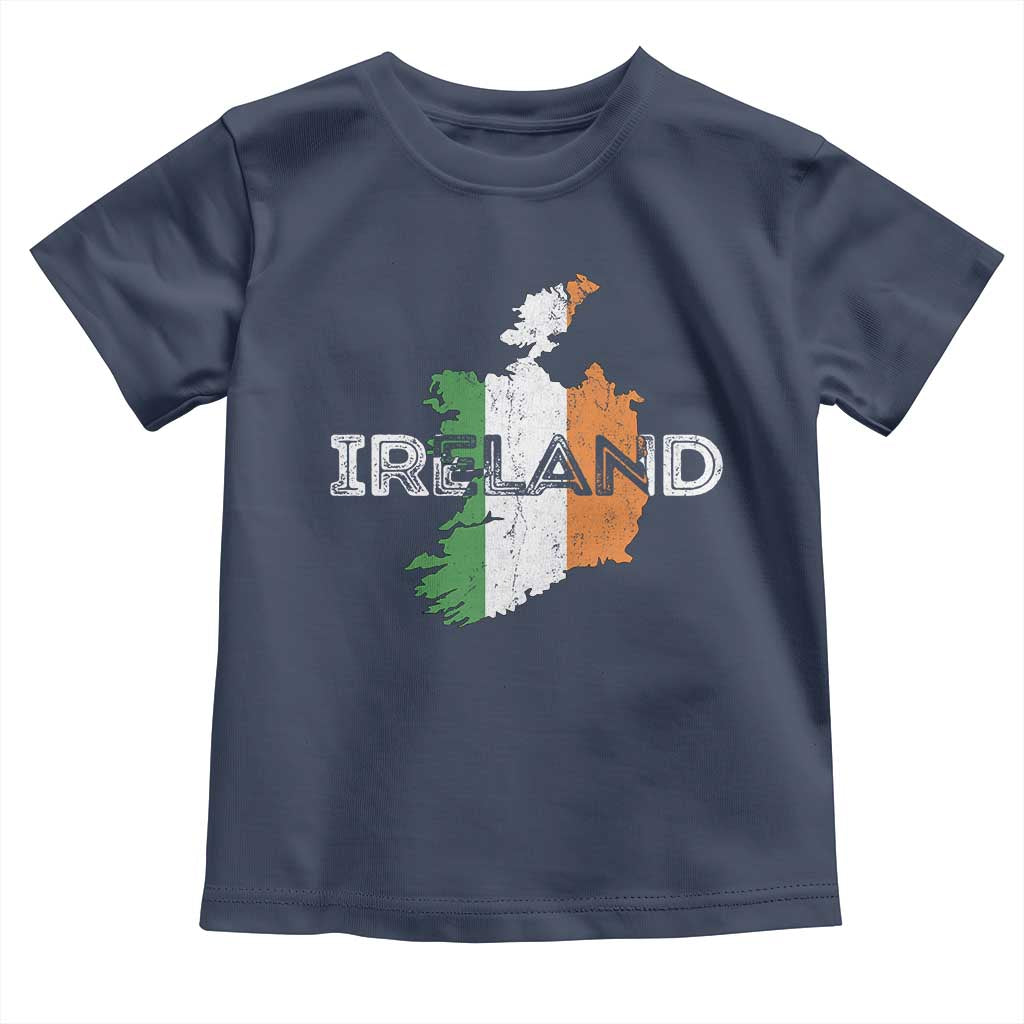 Vintage Irish Map Ireland Pride Souvenir Toddler T Shirt