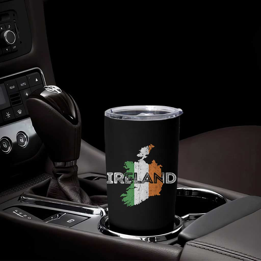 Vintage Irish Map Ireland Pride Souvenir Tumbler Cup