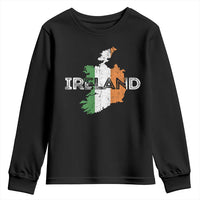 Vintage Irish Map Ireland Pride Souvenir Youth Sweatshirt