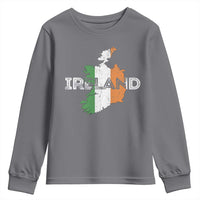 Vintage Irish Map Ireland Pride Souvenir Youth Sweatshirt