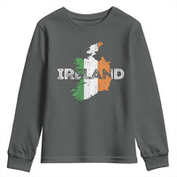 Vintage Irish Map Ireland Pride Souvenir Youth Sweatshirt