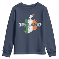 Vintage Irish Map Ireland Pride Souvenir Youth Sweatshirt