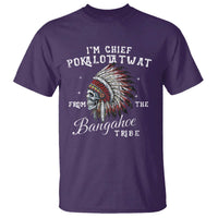 I Am Chief Pokalotatwat From The Bangahoe Tribe T Shirt Funny Indigenous Native American Skull