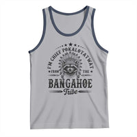 I Am Chief Pokalotatwat From The Bangahoe Tribe Tank Top Funny Native American Racoon