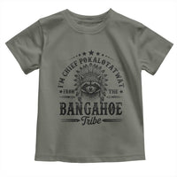 I Am Chief Pokalotatwat From The Bangahoe Tribe Toddler T Shirt Funny Native American Racoon