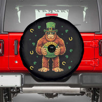 Funny St Patricks Day Bigfoot Lucky Pot Gold Sunglasses Sasquatch Spare Tire Cover